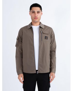 Luke 1977 Vietnam Zip Through Nylon Jacket - Grey