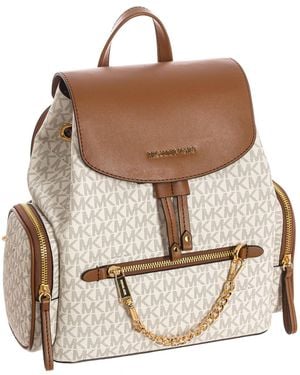 Michael Kors Jet Set Item 35T1Gttb6B Backpack With Chain - Natural