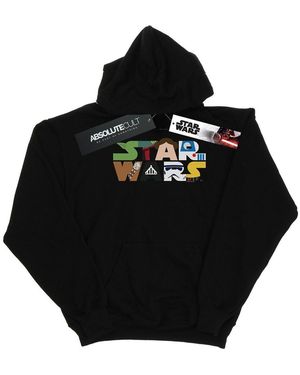 Star Wars Character Logo Hoodie - Black