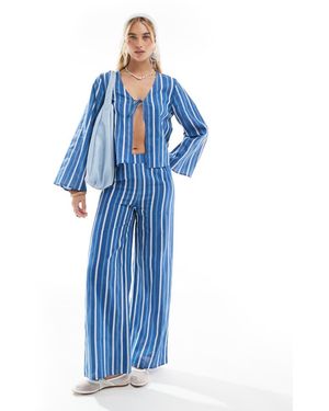 Esmee London Exclusive Beach Trouser - Blue