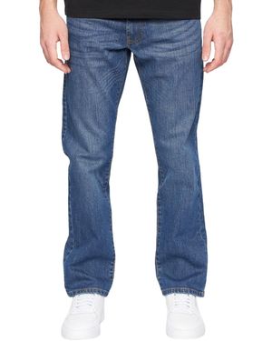 Crosshatch Bandol Straight Leg Jeans (Stone Wash) - Blue