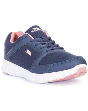 Trespass Seeking Lightweight Memory Foam Trainers - Blue