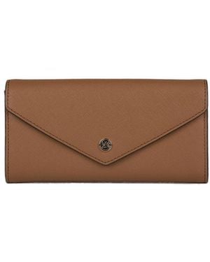 Michael Kors Jet Set Travel Large Envelope Wallet - White