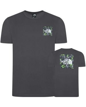 The North Face M Box Exploration T Shirt Anthracite Cotton - Black