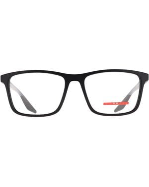 Prada Rectangular Rubber Ps01Qv - Black