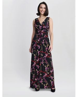 Gina Bacconi Henrietta Jersey Maxi Dress - White