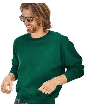 Fruit Of The Loom Supercotton Sweatshirt (College) - Green