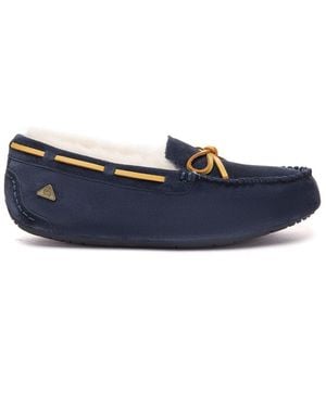 EverAu Australia Ever Au Crested Leather Loafer - Blue