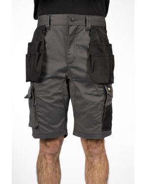Caterpillar Essentiële Stretch Holster Polyester Grijze Werkshorts - Grijs