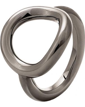 Folli Follie 1R17T010A-56 Ladies Ring - Grey