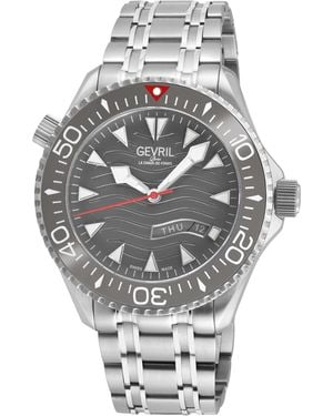 Gevril Hudson Yards Swiss Automatic Watch - Grey