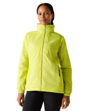 Regatta Ladies Corinne Iv Waterproof Jacket (Ivy Moss) - Yellow