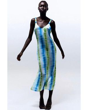 Secret Label Tie Dye Strappy Sundress - Blue
