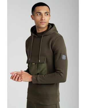 Foray Long Sleeve Utility Pocket Hoody - Green