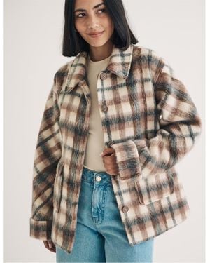 Nobody's Child Nobodys Pkt Detail Relaxed Fit Long Sleeve Shirt - Brown