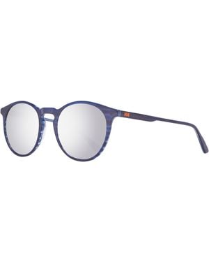 Helly Hansen Accessoires ,Blauw ,Blauwe Plastic Zonnebril