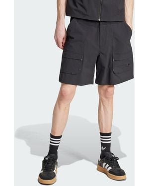 adidas Originals Premium Essentials Utility Cargo Shorts - Black