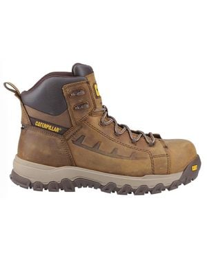Caterpillar Safety Threshold Rebound Waterproof Boots - Brown