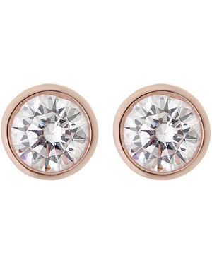 Orphelia 925 Sterling Stud Earrings - Metallic