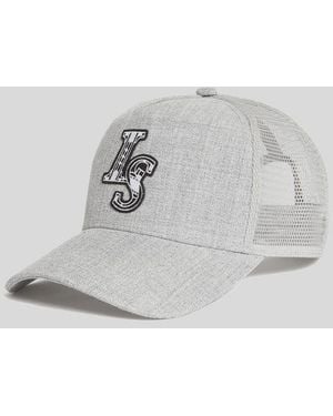 Lyle & Scott Patch Baseball Cap - White