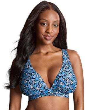 Panache Kara Non Wired Triangle Bikini Top - Blue