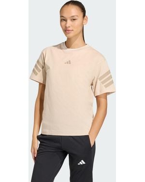 adidas Future Icons 3-Stripes Tee - Natural