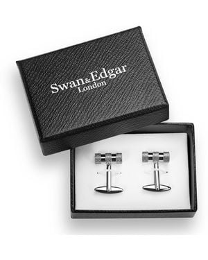 Swan And Edgar Cufflinks - Black