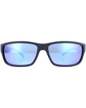 Arnette Sunglasses Zoro An4271 258722 Matte Dark Mirror Water Polarized - Blue