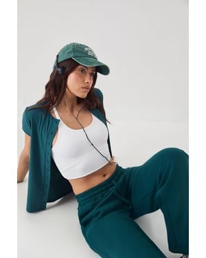 DSGN Studio Sculpt Twist Back Sports Bra - White