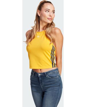 adidas Originals Halter-Neck Tank Top - Orange