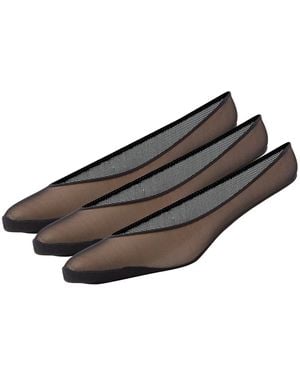 Superga Ladies No Show Socks (Pack Of 3) - Black
