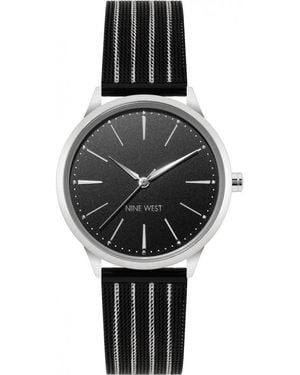 Nine West Nw-2567Svbk Ladies Watch - Black