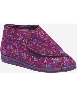 Comfylux Andrea Slippers (Relaxed Fit) - Purple