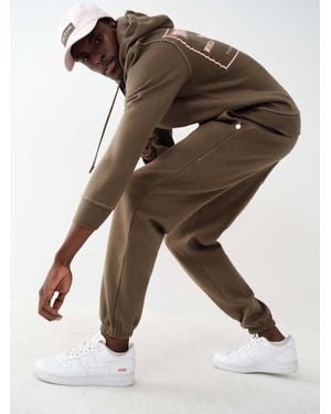 TRUE RELIGION Big T Logo Jogger - Green