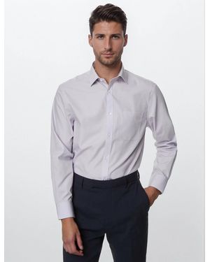 Secret Label Easy-Iron Shirt With Pocket - White