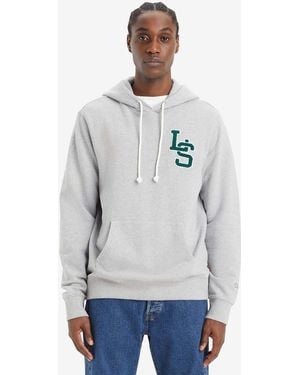Levi's Levi's Letterman Graphic Hoody - Grey