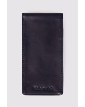 Limehaus Leather Glass Case - Blue