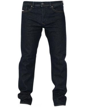 DIESEL Buster-X Badge Tapered Fit Dark Jeans Cotton - Blue