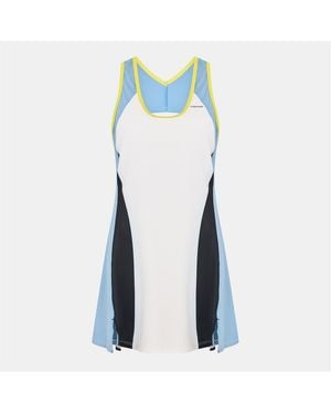 Head Regular Fit V-Neck Mini Tank Dress - Blue