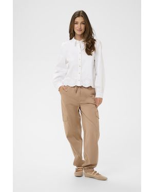 Cream Jas Crkajsa Jas Straight Fit - Wit