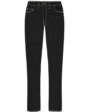 Armani Emporio J85 Regular Fit Tight Leg Jeans - Black