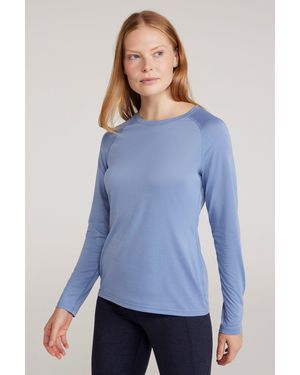 Mountain Warehouse 'Dynamic' Isocool Top Breathable Quick Dry Sports Tee - Blue