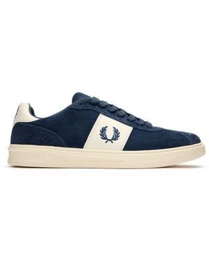 Fred Perry B4 Suede Trainers - Blue