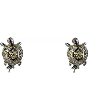 Lancaster Jla-Ear-Turtle-3 Ladies Earrings - Black
