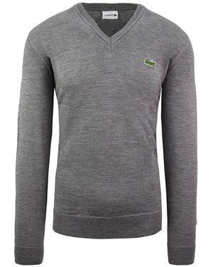 Lacoste Wool Jumper - Grey