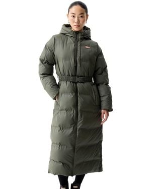 HUNTER Hutchison Sonic Long Puffer Jacket Jackets - Green