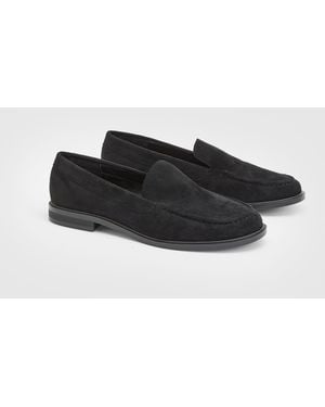 Wallis Clara Faux Suede Loafers - Black