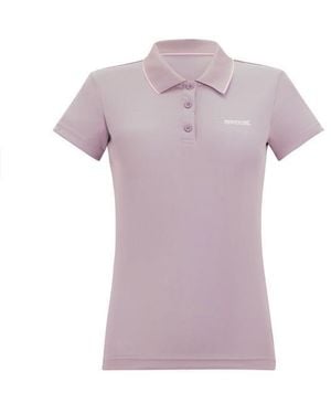 Regatta Ladies Maverick V Polo Shirt (Powder Lilac) - Purple