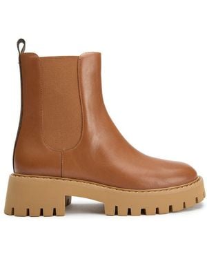 Michael Kors Asher Flat Bootie Boots - Brown