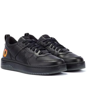 HUGO Kilian Tennis Flame Trainers - Black